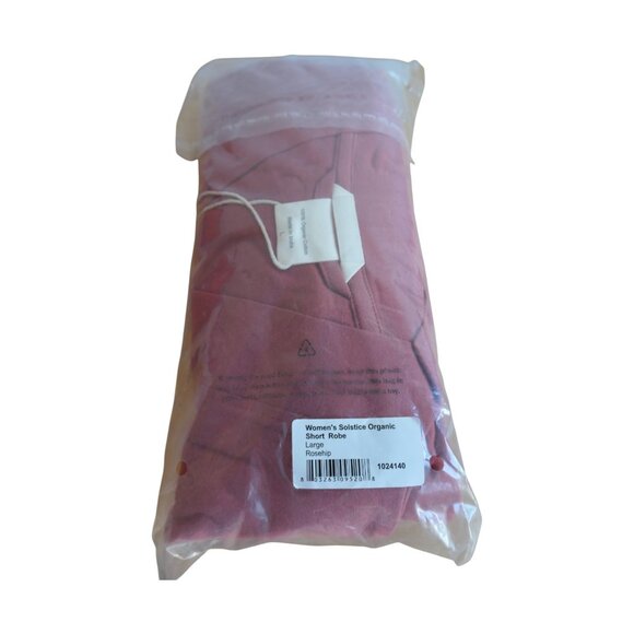 Coyuchi-Women’s solstice organic short robe-Large-NWT - Picture 7 of 7